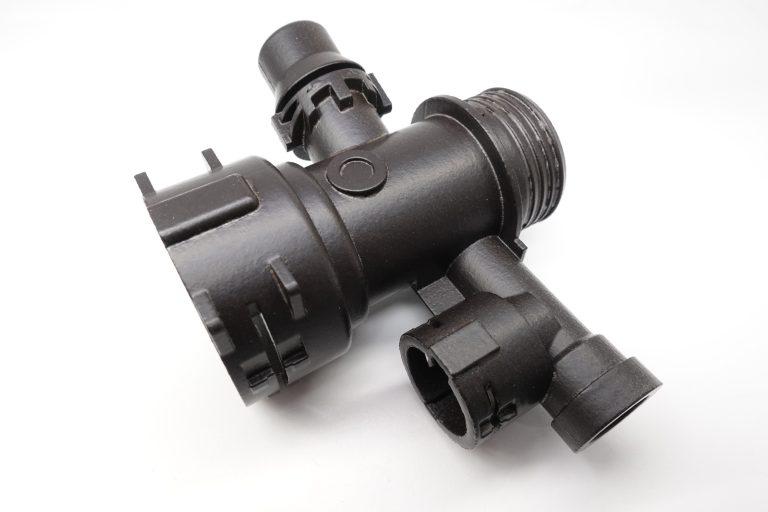 3D printed car part- tube connectionwith TPM3D PA6X BLK material