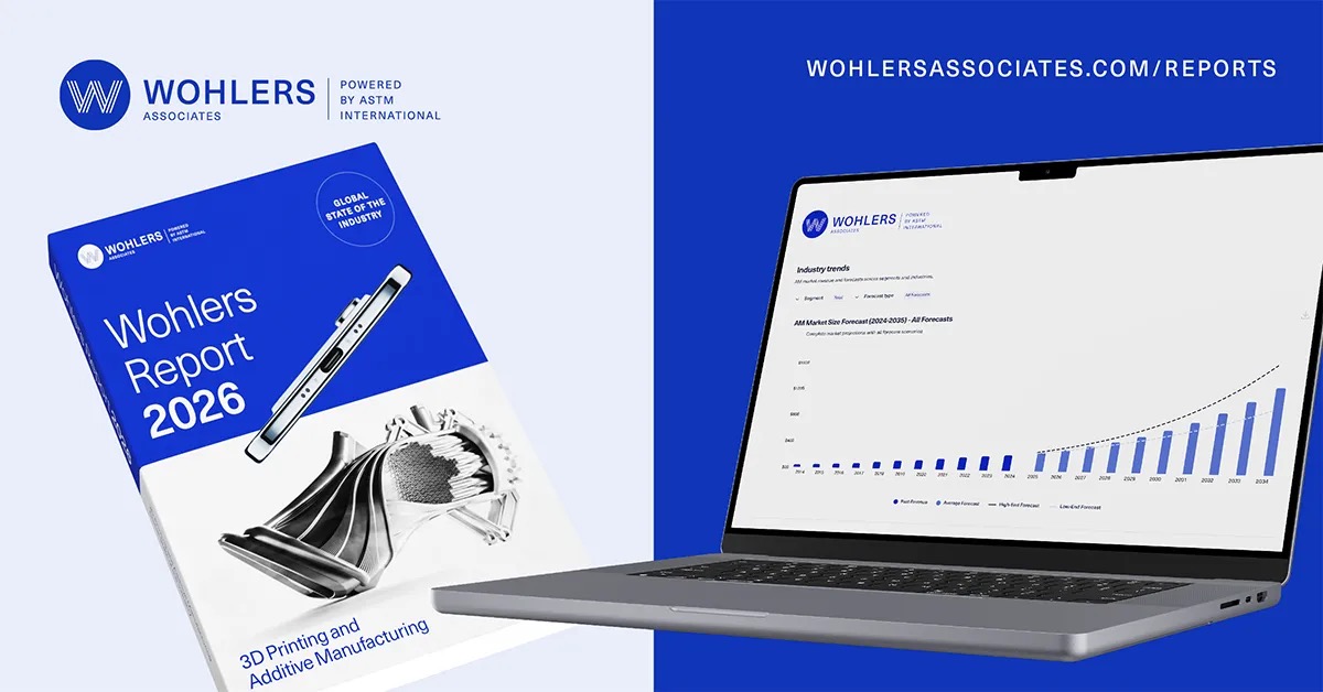 Wohlers 2026報告現(xiàn)已可通過ASTM International的數(shù)字平臺獲取