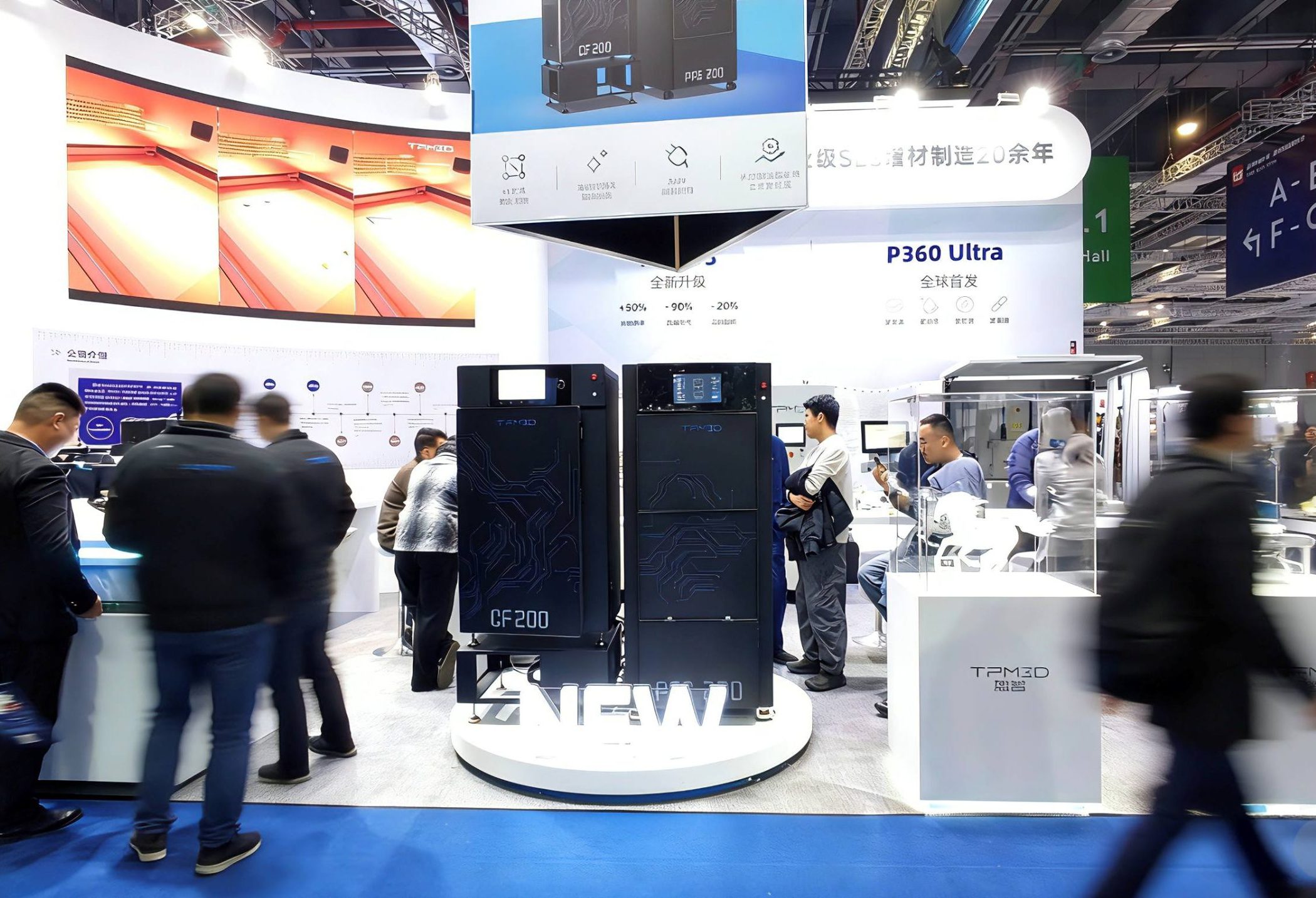 盈普CF200在上海TCT亞洲展2026現(xiàn)場展示